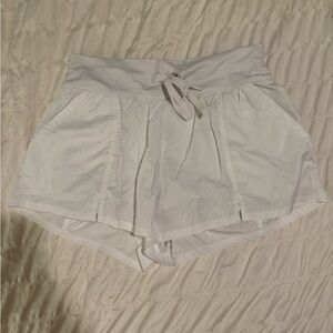 Aerie White Drawstring Skorts